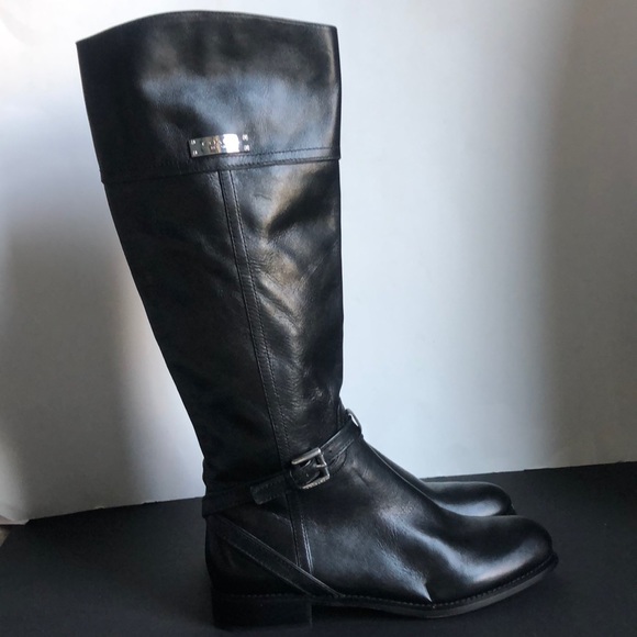 coach tall black boots